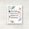 Welcome Beautiful Month Print