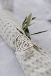 Silver Arabic Napkin Rings