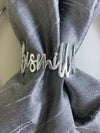 Silver Bismillah Napkin Rings