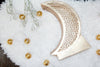 Nur Sultan Crescent Lantern- White